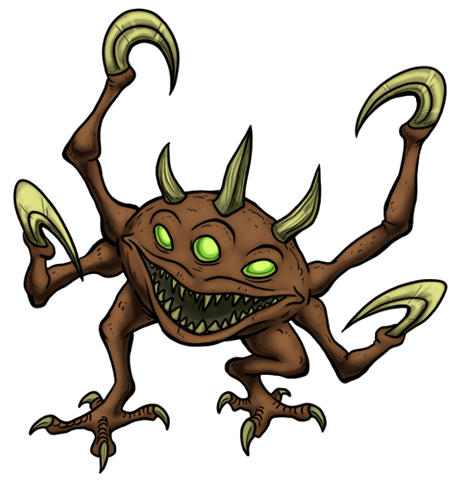 Bladetayto originated in an older project of mine that eventually became Battle Kreaturez, making it one of the oldest designs, though I didn't officially make it a Kreature until around 2005. Its original name was "Blade Potato". It needed a more Kreaturey name but I wanted to keep it as close to the original as possible. Bladetayto01