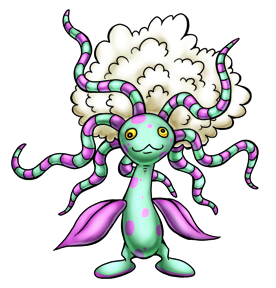 This is the first time I've drawn Pufficle since like 2002. Plant monsters lend themselves well to quasi-humanoid designs. Pufficle01