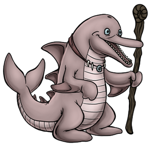 My current design for the Dolneans are based on Amazonian River Dolphins - I decided if I was going to have sea mammal inspired species I'd go with one a bit less conventional. They used to look more cartoony and walked on their tailfins like Jabberjaw. dolnean01