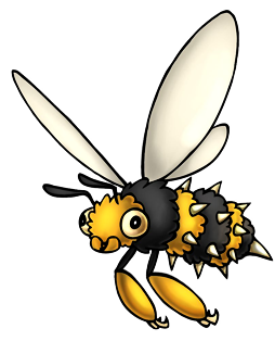 Not a whole lot to say about this one. I just wanted a bee to be a rival to my hornet. Bumbuzzle01