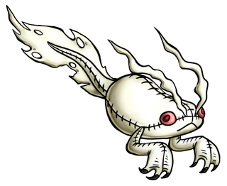 Spectad was actually designed after Ghostoad was. Its design is inspired by the tadpoles of the albino clawed frog. These tadpoles are actually translucent, which lends itself well to inspiration for a ghost monster. Spectad01