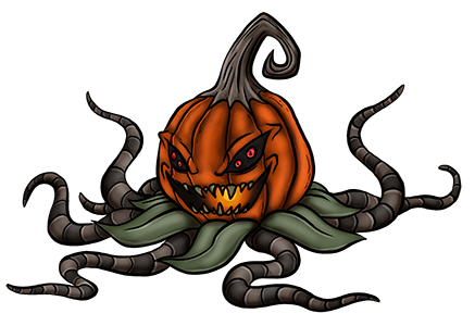 Not much to say about this design. It's a Jack-O-Lantern monster. Can't go wrong with spewky pumpkins. pumpkiller01