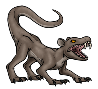 Kralmite's design is inspired by Lycaenops, a saber toothed prehistoric proto-mammal from the Permian period. Kralmite01