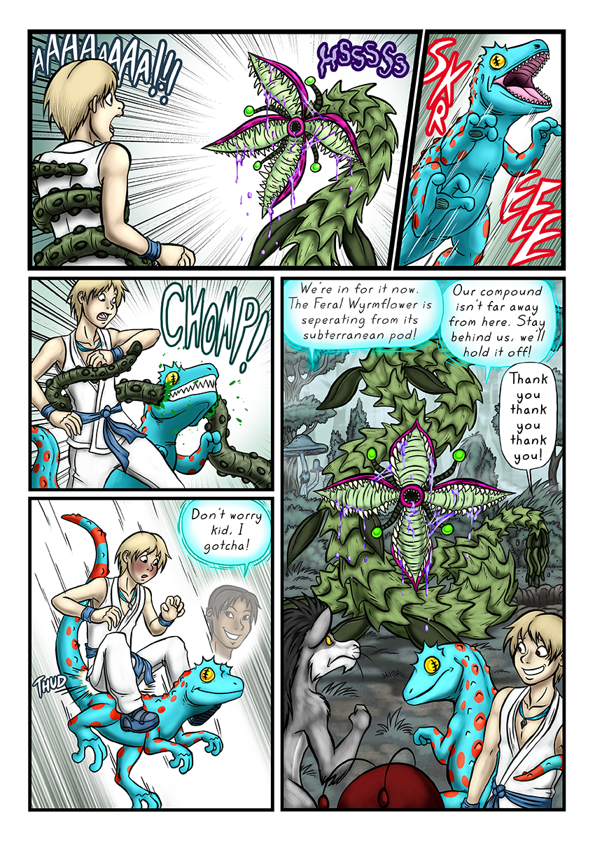 The Wyrmflower was identified in the script merely as a &quot;Hideous Giant Plant Kreature&quot;. Since it plays a pretty important role in the plot I decided it deserved an actual name.