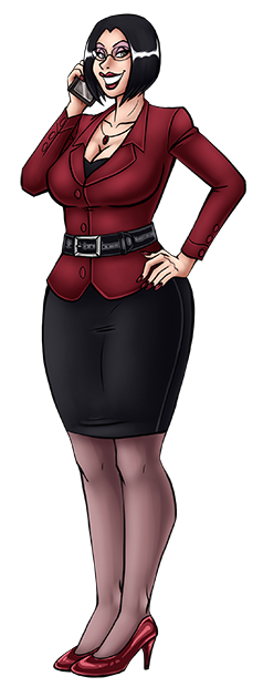 Kristy, along with Dennis, is one of the first human characters I came up with for Battle Kreaturez. Like Dennis, she's changed a LOT since her first incarnation, but her sassy personality has remained largely intact. To convey her strength of character, I designed her to look like a villain, in defiance of the bland, nonthreatning designs main female characters are conventionally stuck with. Kristy01