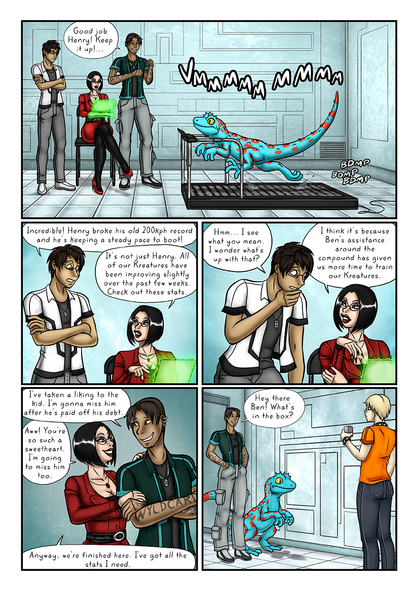 At first  thought that maybe Henry&#039;s treadmill was too small, but nah. It&#039;s just Kreature sized!