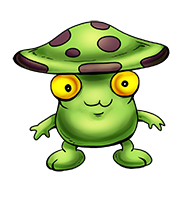 I don't have much to say about Shreema. It's an old design, dating back to the first draft. I based it off bioluminescent fungi. Shreema01