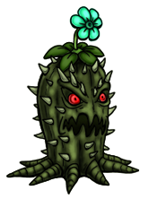 I've found making Jack-O-Lanterns out of other plants to be a consistently reliable approach to designing plant monsters. Minithorn01