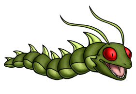 When I first created Grubtile, I didn't know Mantids didn't have larvae and in the 16+ years since I've considered retconning it. But then I found out Mantis *Flies* do have a larval stage, and I was able to tie it in thematically with its meta form in a way that satisfied me. Grubtile01