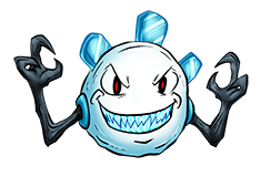 I don't have much to say bout Snowble as a design. Conceptually, it was a bit difficult to explain a living snowball, but snow monsters are a classic staple and I wanted one.
