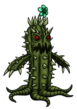 In hindsight, I kinda wish I'd made these guys less spiky so they'd be easier to draw, but the thorniness definitely adds to their menace factor.