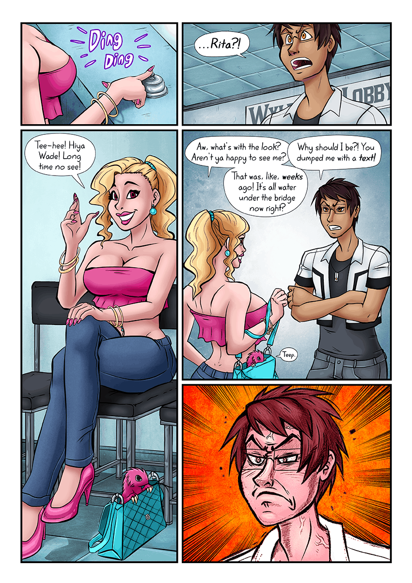 I like the sketchy style in he last panel. It&#039;s a fun juxtaposition.