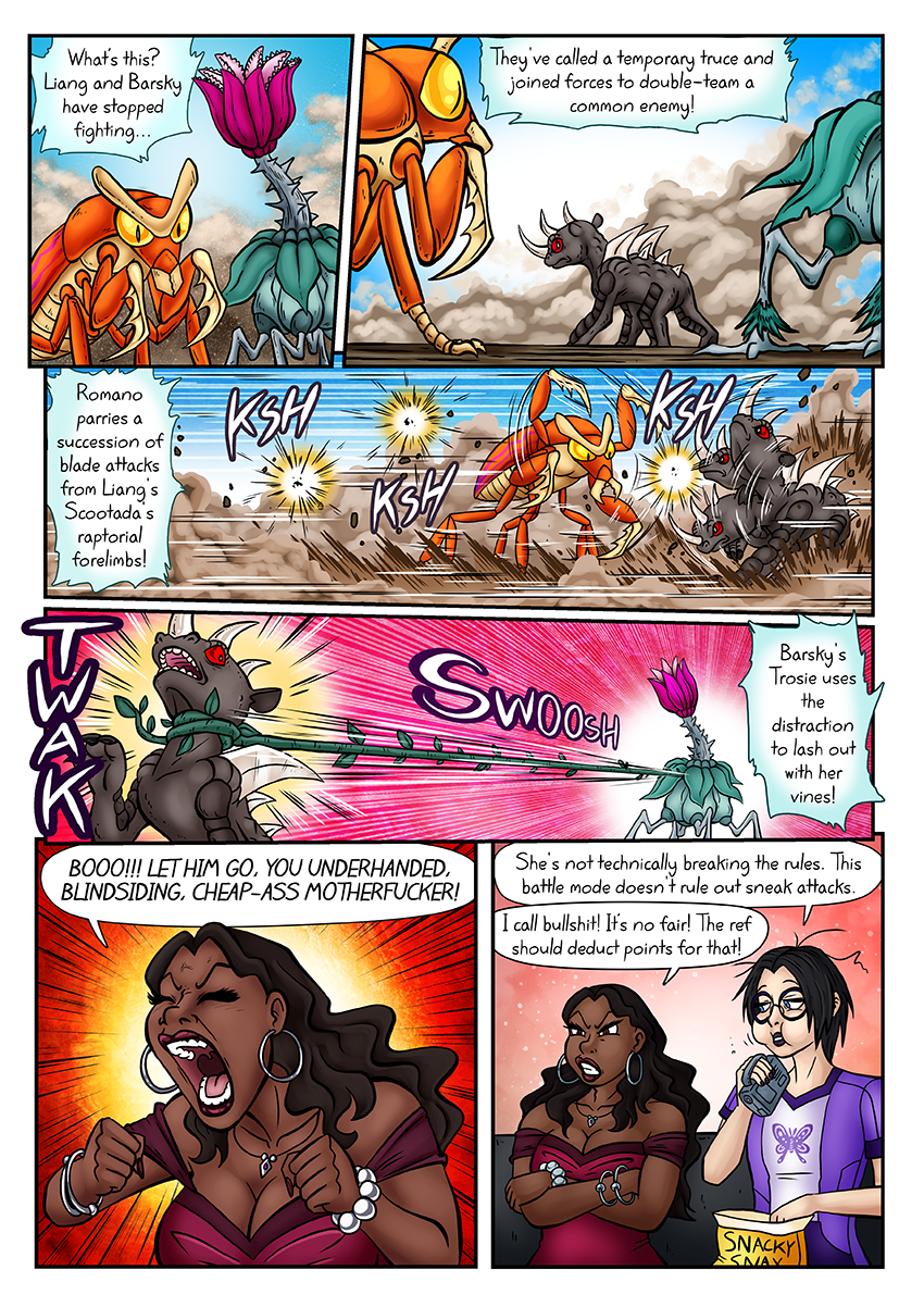 I love Amy&#039;s expression in panel 5.