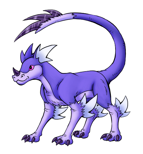 I've noticed a lot of my higher ranking Kreatures tend to look really vicious and bulky; Vellara was part of a concerted effort to buck that trend and design something unironically "cute" and "majestic." I came up with the elbow spikes first and built the design around them.