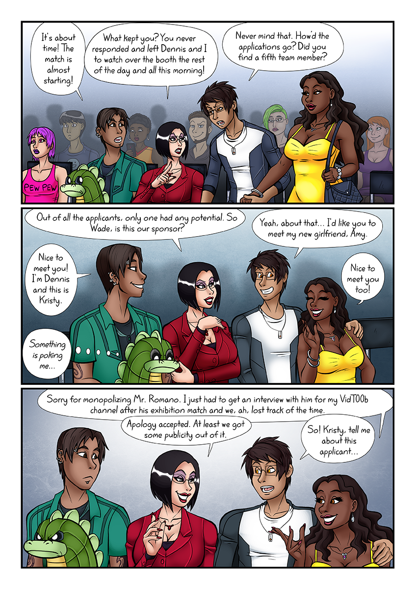 It&#039;s fun to draw background characters when there aren&#039;t too many of them.