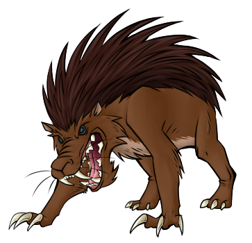 I'm pretty proud of Brizlarg's design. It's a pretty simple concept and design but I like how vicious I made it look.