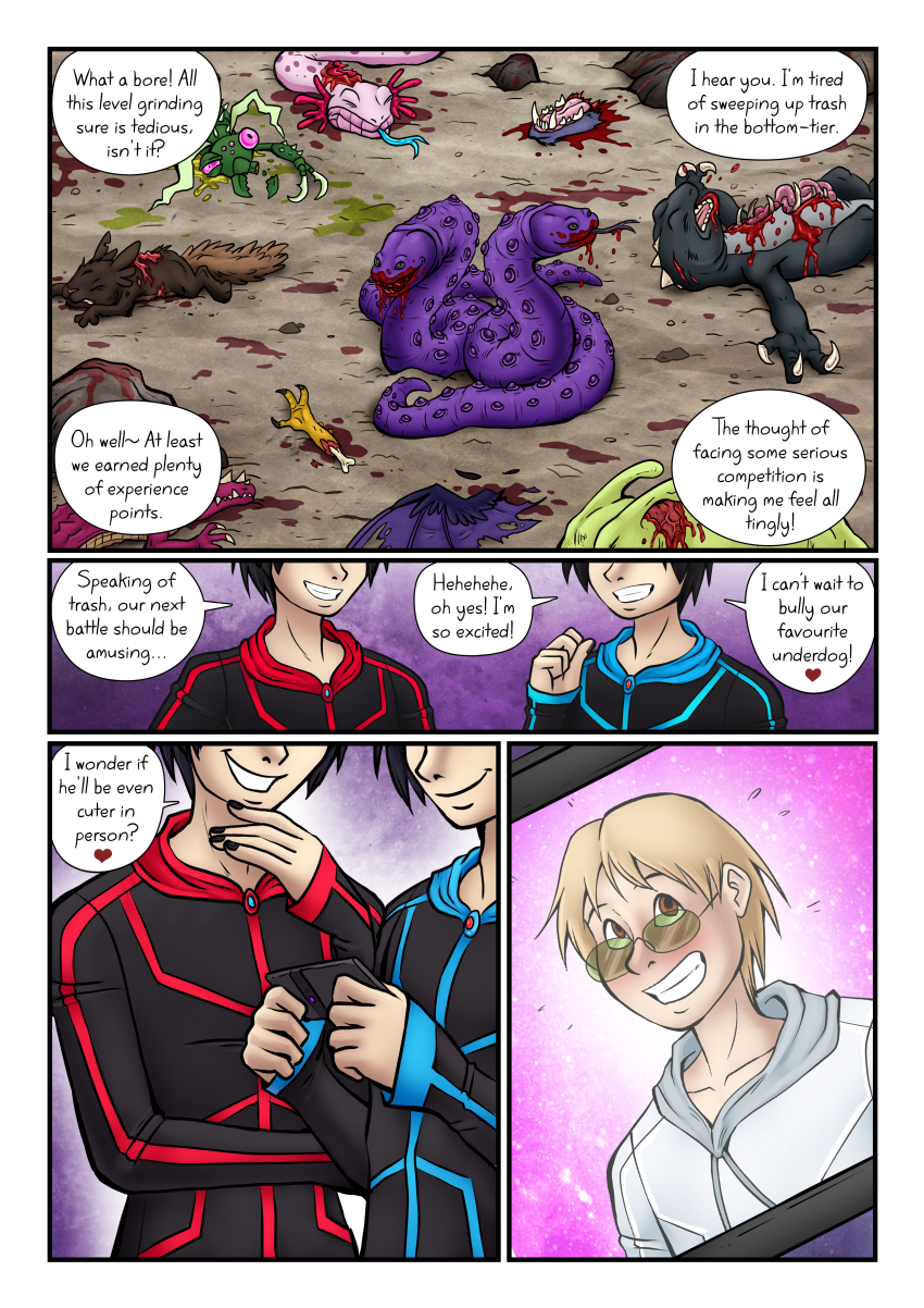 It&#039;s the Tassin Twins! I originally had a different antagonist in mind for this chapter but I found a way to introduce them earlier than I&#039;d initially planned.